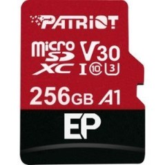Patriot EP Series 256GB microSDXC - 100MB/s High-Speed Storage for All Your Needs!